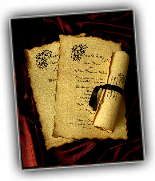 Old English-wedding-invitation